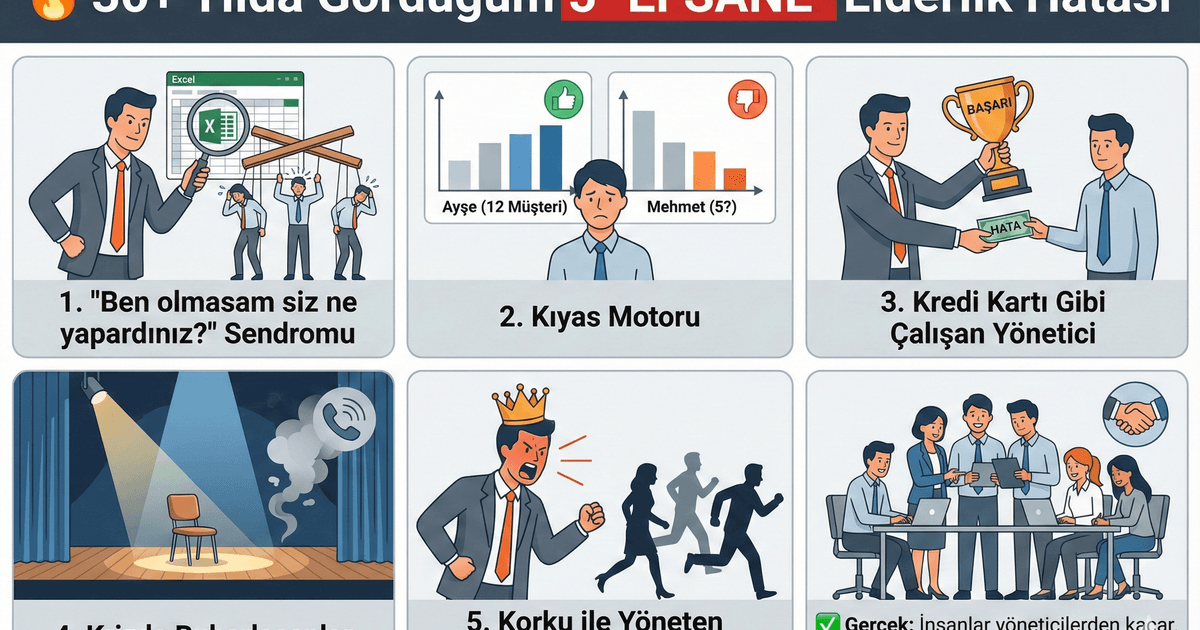 30+ yılda gördüğüm 5 "efsane" liderlik hatası
