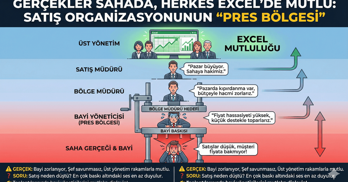 "Gerçekler sahada, ama herkes Excel'de mutlu."